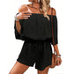 🌊SUMMER HOT SALE 51% OFF 💖Women's Off Shoulder Shorts Jumpsuit