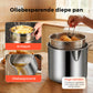 🔥 -50% Oggi: Friggitrice Multifunzione in Acciaio Inox 304 – Certificata alimentare, design anti-schizzi e cestello filtrante per patatine croccanti e pollo dorato, senza olio su muri e mani.