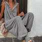 🌸 New Arrivals 50% OFF💥Women's Relaxed Hooded Sleeveless Jumpsuit