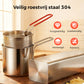 🔥 -50% Oggi: Friggitrice Multifunzione in Acciaio Inox 304 – Certificata alimentare, design anti-schizzi e cestello filtrante per patatine croccanti e pollo dorato, senza olio su muri e mani.