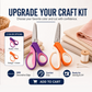 🔥 -50% Oggi: Forbici a Zig-Zag in Acciaio Inox ✂️ – Manici ergonomici imbottiti, taglio decorativo perfetto per cucito, trapunte e scrapbooking.