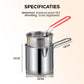 🔥 -50% Oggi: Friggitrice Multifunzione in Acciaio Inox 304 – Certificata alimentare, design anti-schizzi e cestello filtrante per patatine croccanti e pollo dorato, senza olio su muri e mani.
