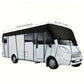 🎃 Offerta di Halloween: 50% DI SCONTO! 🚐 Telo Protettivo per Tetto di Camper e Caravan – Tessuto Oxford 210D con Cinghie Regolabili Rinforzate