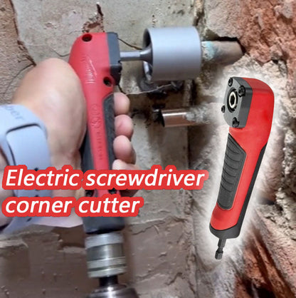 🔥 Offerta Limitata: Adattatore a Squadra per Cacciavite – Accessorio Ultra-Sottile a 90° per Trapano, Perfetto per Spazi Stretti e Lavori di Precisione.