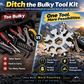 18-in-1 snowflake-shaped multi-tool, stainless steel spanner with screwdriver & bottle opener
