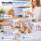 Pistola spray disinfettante wireless portatile con luce blu