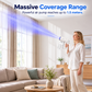 Pistola spray disinfettante wireless portatile con luce blu