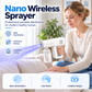 Pistola spray disinfettante wireless portatile con luce blu