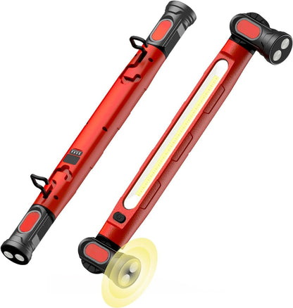 💡 SCONTO DEL 50% IN QUESTO MOMENTO! 🔧 Lampada da lavoro a LED da 3000 lm con base magnetica e gancio per appendere – Batteria da 5200 mAh – Perfetta per officine, garage o auto – Un compagno affidabile per qualsiasi lavoro di riparazione 🔋