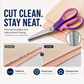 🔥 -50% Oggi: Forbici a Zig-Zag in Acciaio Inox ✂️ – Manici ergonomici imbottiti, taglio decorativo perfetto per cucito, trapunte e scrapbooking.