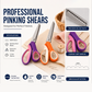 🔥 -50% Oggi: Forbici a Zig-Zag in Acciaio Inox ✂️ – Manici ergonomici imbottiti, taglio decorativo perfetto per cucito, trapunte e scrapbooking.