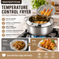 🔥 -50% Oggi: Friggitrice per Tempura in Acciaio Inossidabile – Termometro integrato per una temperatura perfetta, corpo profondo anti-schizzi, griglia di sgocciolamento inclusa. Per fritture croccanti e leggere.