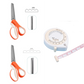 🔥 -50% Oggi: Forbici a Zig-Zag in Acciaio Inox ✂️ – Manici ergonomici imbottiti, taglio decorativo perfetto per cucito, trapunte e scrapbooking.