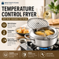 🔥 -50% Oggi: Friggitrice per Tempura in Acciaio Inossidabile – Termometro integrato per una temperatura perfetta, corpo profondo anti-schizzi, griglia di sgocciolamento inclusa. Per fritture croccanti e leggere.