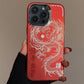 📱Custodia Protettiva per iPhone con Motivo Drago Portafortuna – Design audace e protezione affidabile per l’uso quotidiano. 🐉