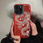 📱Custodia Protettiva per iPhone con Motivo Drago Portafortuna – Design audace e protezione affidabile per l’uso quotidiano. 🐉