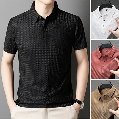 👕 50% OFF! Men’s Textured Short-Sleeve Shirt – Breathable, Lightweight & Easy to Style