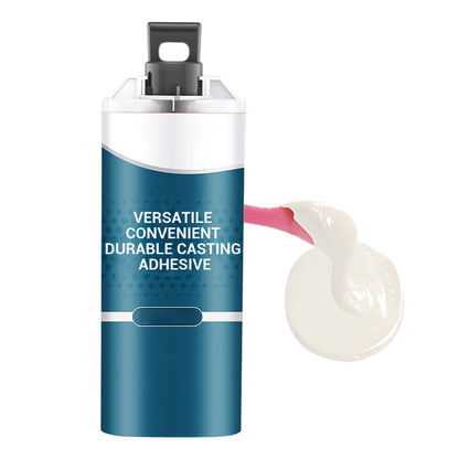 🔧 Adesivo Epossidico 2 in 1 a Miscelazione Automatica 1:1 – 90g, Sigillante Forte e Duraturo per Metallo, Ferro, Tubi e Serbatoi 💧 – Resistente a Temperature Estreme 🔥❄️ – Multiuso per Casa, Auto e Industria 🏠🚗🏭 – Bianco, Beige, Grigio 🎨