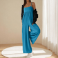 🔥Hot Sale 50% OFF✨Beach Casual Strappy Backless Wide-Leg Jumpsuit
