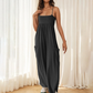 🔥Hot Sale 50% OFF✨Beach Casual Strappy Backless Wide-Leg Jumpsuit