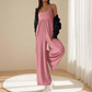 🔥Hot Sale 50% OFF✨Beach Casual Strappy Backless Wide-Leg Jumpsuit