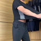 💎👕 53% RABATT! Zweiteiliges Sport-Set für Herren – Kurzarm-T-Shirt & Lange Hose | Atmungsaktiv, bequem & ideal für Training oder Freizeit 🏃‍♂️