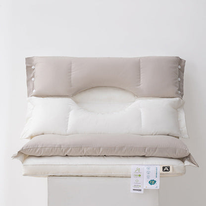 🔥 -50% Oggi: Cuscino Cervicale Sfoderabile e Morbido a Doppio Strato – Supporto ergonomico per collo e testa, fodera removibile lavabile, doppio strato per comfort personalizzato. Perfetto per chi dorme su un fianco o a pancia in su.