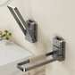 🔥 Offerta Limitata: Portasciugamani Pieghevole a Ventosa – Installazione senza fori, fisso in pochi secondi. Braccio ripiegabile salvaspazio in acciaio antiruggine per bagno e cucina. Barra da 22,5 cm, grigio elegante.