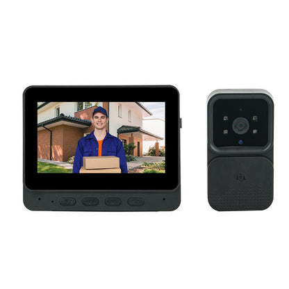 🔥 -50% Oggi: Videocitofono Wireless con Schermo e Telecamera – Collegamento senza fili, monitor incluso, visione notturna e audio bidirezionale per la sicurezza di casa.