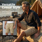 📢📢50 % Rabatt!! ⏰Leichte Cargoshorts – Atmungsaktives Material, knielang. Sichere Taschen für Handy und Schlüssel. Bequem den ganzen Tag. ✅☀️