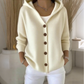 ⏳Limitiertes 53% Rabatt⏰Strickjacke mit Kapuze und Knopfleiste für Damen🧥🌈