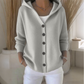 ⏳Limitiertes 53% Rabatt⏰Strickjacke mit Kapuze und Knopfleiste für Damen🧥🌈