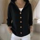 ⏳Limitiertes 53% Rabatt⏰Strickjacke mit Kapuze und Knopfleiste für Damen🧥🌈