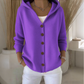 ⏳Limitiertes 53% Rabatt⏰Strickjacke mit Kapuze und Knopfleiste für Damen🧥🌈