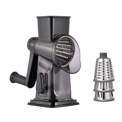 🔥 Offerta Limitata: Affettatrice Rotativa 3 in 1 con Base a Ventosa – Affetta, Taglia e Grattugia in Secondi. Lame in Acciaio Inox, Sicura e Lavabile in Lavastoviglie.
