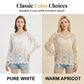 👚 56% RABATT! 🌼 Traumhafte Spitzenbluse im Boho-Vintage-Look – Atmungsaktiv, Figurschmeichelnd & Perfekt Für Einen Romantischen Auftritt ✨