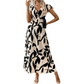 👗 53% RABATT! 🌺 Damen Freizeitkleid mit Print, V-Ausschnitt & Rüschen – Leichter Stoff & romantischer Stil – Perfekt für warme Tage, Strand oder einen feminine Look im Alltag ☀️✨