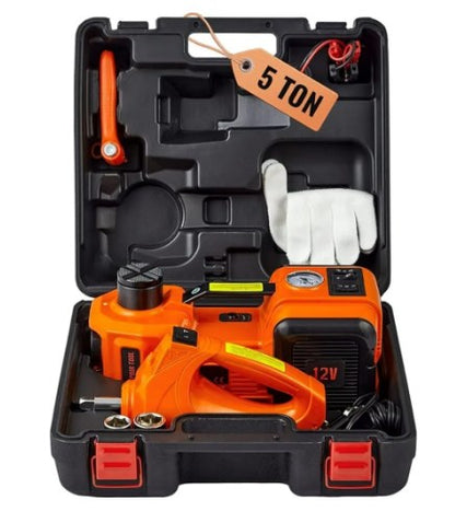 🔥 -50% Oggi: Cric Idraulico Elettrico 12V da 5 Tonnellate – Motore potente, avvitatore a impulsi integrato, luce LED e segnalazione di emergenza. Kit 12 in 1 per auto, SUV e veicoli commerciali.