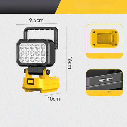 Lampada da lavoro a LED portatile con rotazione a 180°