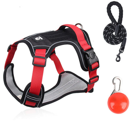 🐶 ORA AL 50% DI SCONTO! 🛡️ Pettorina per Cani No-Pull Anti-Tiro con Guinzaglio e Collare LED – Sicura, Ergonomica e Confortevole ✨