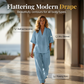 🥳New Arrival 47% OFF💞Women's Casual V-Neck Top and Wide-Leg Pants Set