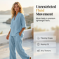 🥳New Arrival 47% OFF💞Women's Casual V-Neck Top and Wide-Leg Pants Set