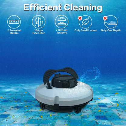 🤖🌊 Poolroboter mit starker Saugleistung – kabellos, intelligente Navigation, 1-Tasten-Start & leicht entleerbarer Filterkorb. 🔋🧹 69 % RABATT