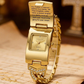 📢📢50% Rabatt  !!!⏰Wasserdichte goldene Armbanduhr mit Kreuz-Klappdeckel-Design