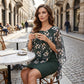 👗 NUR FÜR BEGRENZTE ZEIT: 50 % RABATT! ✨ Set aus Blumen-Überwurf und Kleid – elegant und feminin ✨