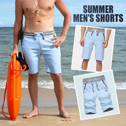 📢📢50% Rabatt  !!!⏰Herren Freizeit-Shorts mit Colorblock-Design & Kordelzug – bequem, leicht & vielseitig🩳☀️