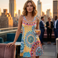 👗 52% RABATT! 🔥 Lockeres ärmelloses Sommerkleid im A-Linien-Schnitt mit Print – Leicht, luftig & perfekt für Strand, Reisen oder entspannte Tage in der Sonne ☀️