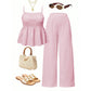 🎁New Arrival 50% OFF💥Women's Casual Cami Top & Wide-Leg Pants Set