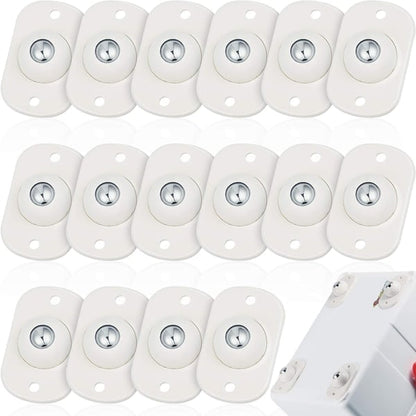 🔥 -50% ORA: Ruote a Sfera Universali in Acciaio Inox – Rotelle Adesive per Mobili con Rotazione a 360°. Mini rotelle autoadesive per scatole, comodini, cestini e vasi.