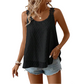 ⏰ 52 % RABATT – Nur für kurze Zeit ✨ Elegantes Tanktop mit Spitzen-Trägern und Punktmuster